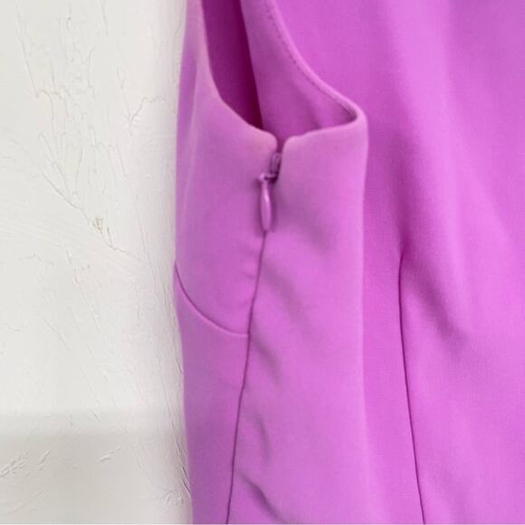 J Crew Purple Sleeveless Fit & Flare Mini Dress Womens 4 Classic Lavender Preppy - Picture 7 of 10